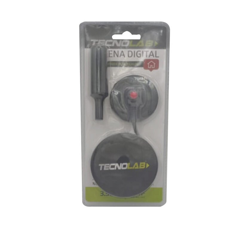 antena digital tecnolab 3 5db terrestre dvb t/t2, iman para superficies metalicas, full hd 1080p, cable 1.5m.