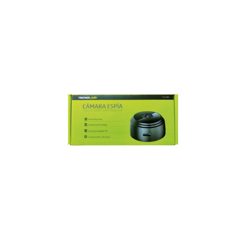camara tecnolab espia inalambrica, full hd 1080p, gran angular 90°, vision nocturna,wifi y hot spot. — vista 4