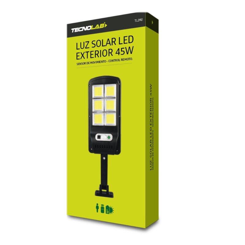 foco led solar para calle o jardin con sensor de movimiento 20w — vista 5