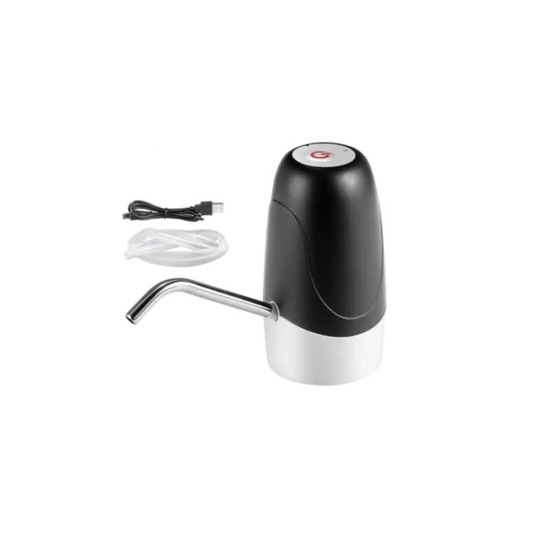 dispensador de agua carga usb tecnolab, tubo de acero inoxidable ss304, manguera de silicona, 1200ma. — vista 3