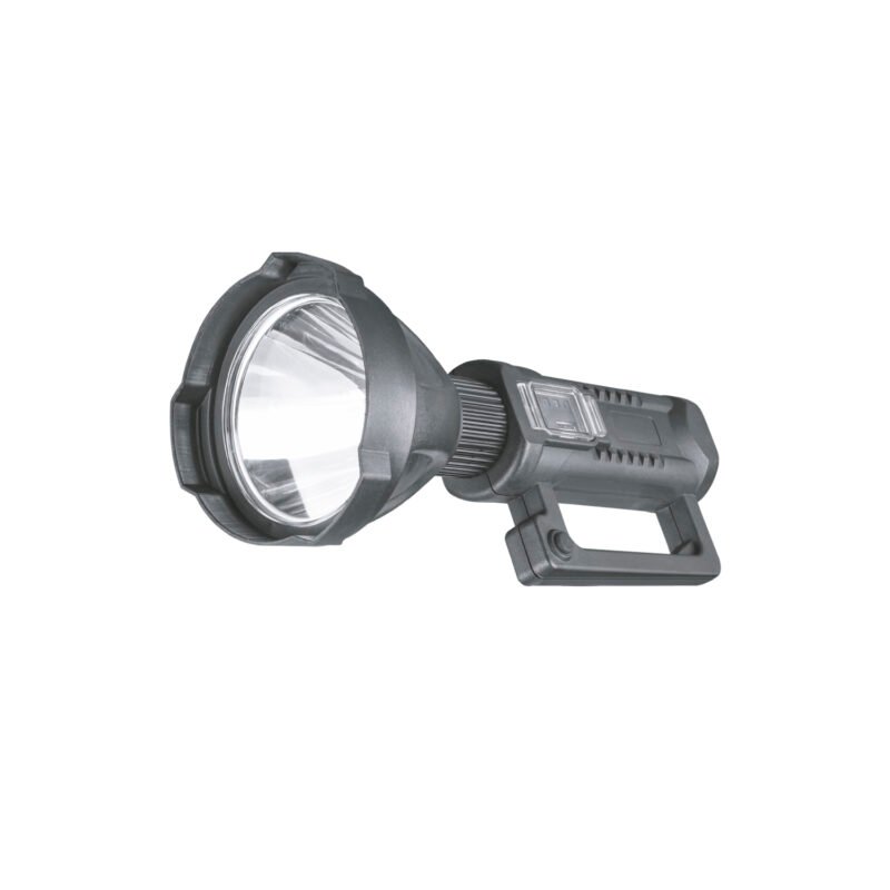 linterna tecnolab led recargable, usb, incluye tripode, luz de largo alcance, duracion 5 10 horas. 2000 lumenes. — vista 3