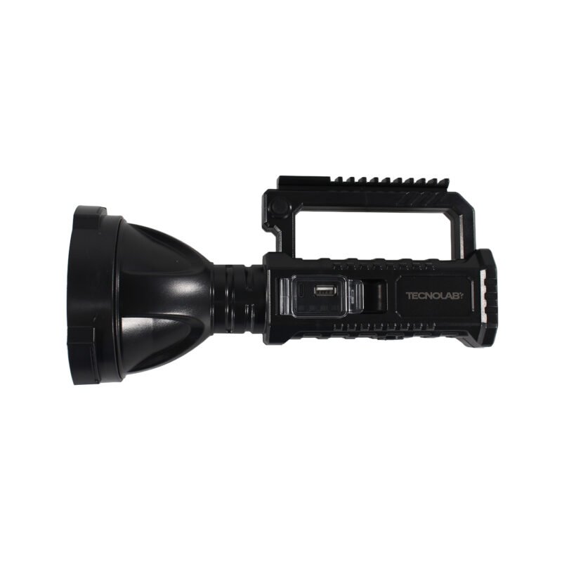 linterna tecnolab led recargable, usb, incluye tripode, luz de largo alcance, duracion 5 10 horas. 2000 lumenes. — vista 11