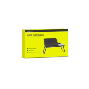 mesa para notebook tecnolab, con porta vaso, ajustable hasta 17", ligera y compacta.