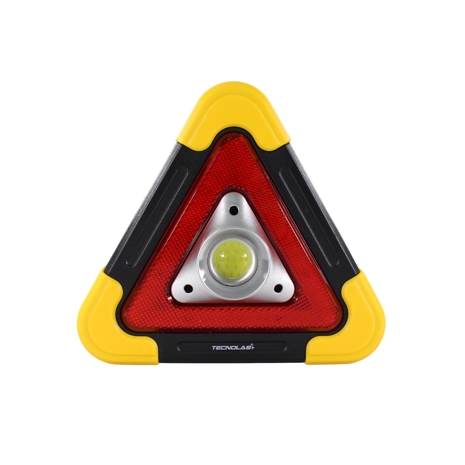 triangulo de emergencia con luz led para automoviles multifuncion tecnolab, bateria recargable, panel de carga solar, pilas aa x3, entrada/salida usb micro usb. triangulo de emergencia con luz led para automoviles multifuncion tecnolab, bateria recargable, panel de carga solar, pilas aa x3, entrada/salida usb micro usb.