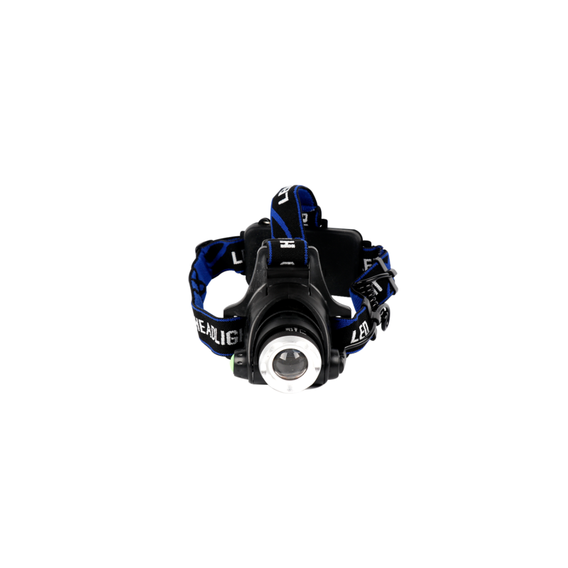 linterna tecnolab led cintillo cree t6 10w, bateria recargable 2x18650, carga micro usb, ajuste de inclinacion. — vista 2