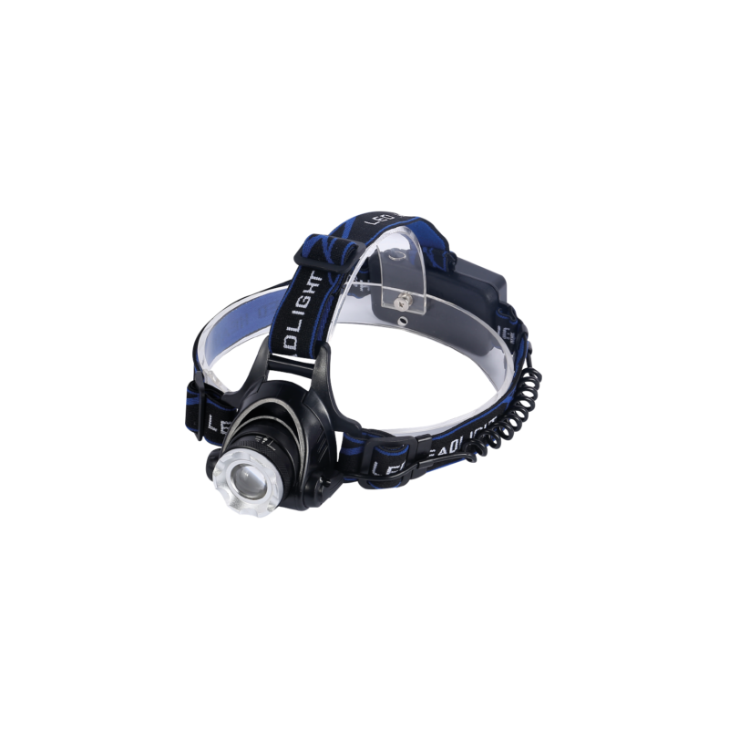 linterna tecnolab led cintillo cree t6 10w, bateria recargable 2x18650, carga micro usb, ajuste de inclinacion. — vista 3