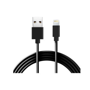 cable de iphone y ipad usb a lightning certificado por. black