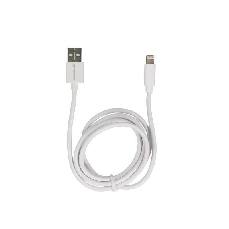 cable de iphone y ipad usb a lightning certificadowhite — vista 3