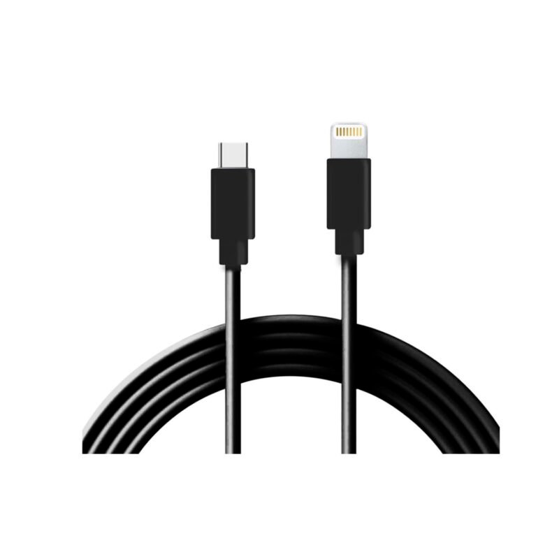 cable de iphone y ipad tipo c a lightning certificado black — vista 2