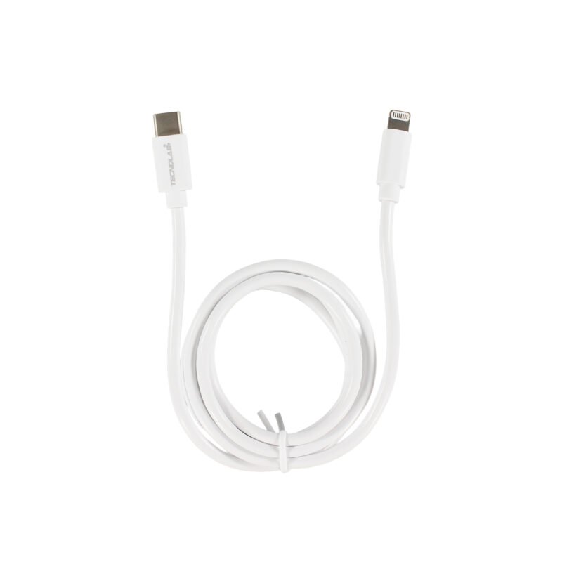 cable de iphone y ipad tipo c a lightning certificadowhite — vista 6