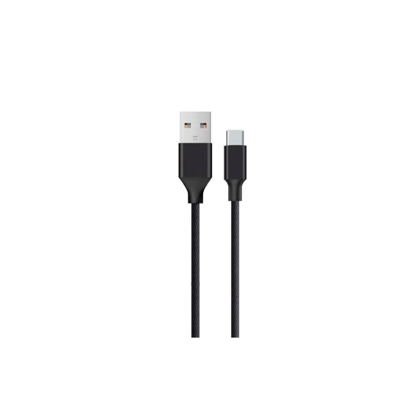 cable usb a tipo c 2.0. black. 3 mt box