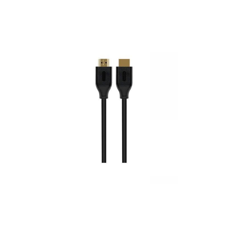 cable tecnolab hdmi v2.0 4k, terminales s, transmision eficiente de imagen y sonido, 3.0m, macho macho. gold