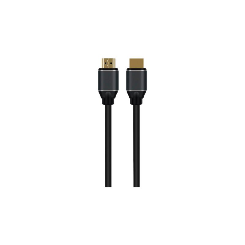 cable hdmi v2.0 4k, terminales s, transmision eficiente, 1.5mt, macho macho, carcasa metalica. gold — vista 2