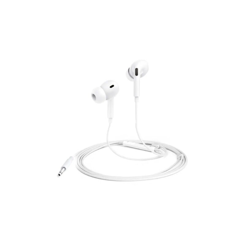 audifono tecnolab in ear, conector 3.5, cable de 1m, compatibles con smartphones y dispositivos audio.white — vista 3