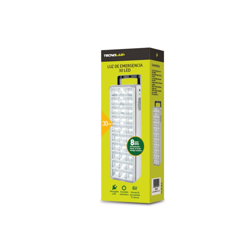 luz de emergencia con 30 led, recargable — vista 3