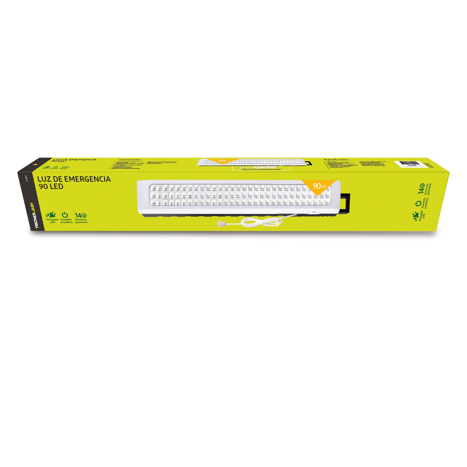 luz de emergencia con 90 led, recargable luz de emergencia con 90 led, recargable