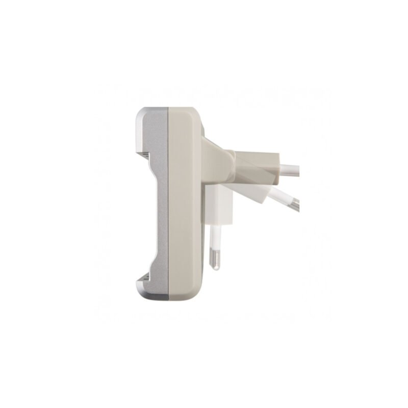 cargador pilas tecnolab de 2 o 4 pilas aa/aaa y 9v, carga baterias ni mh/ni cd, led indica proceso de carga. — vista 4