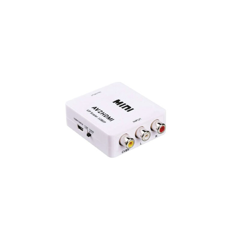 convertidor tecnolab rca av a hdmi 1080p. — vista 2