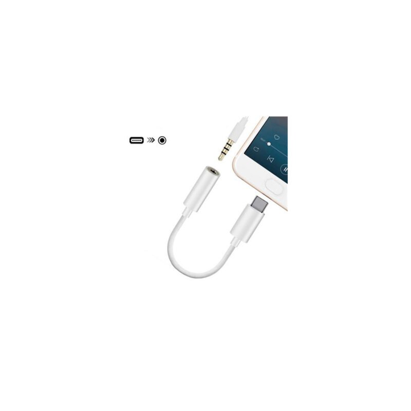 adaptador tecnolab de audio tipo c a jack 3.5mm, ligero y portatil. — vista 3