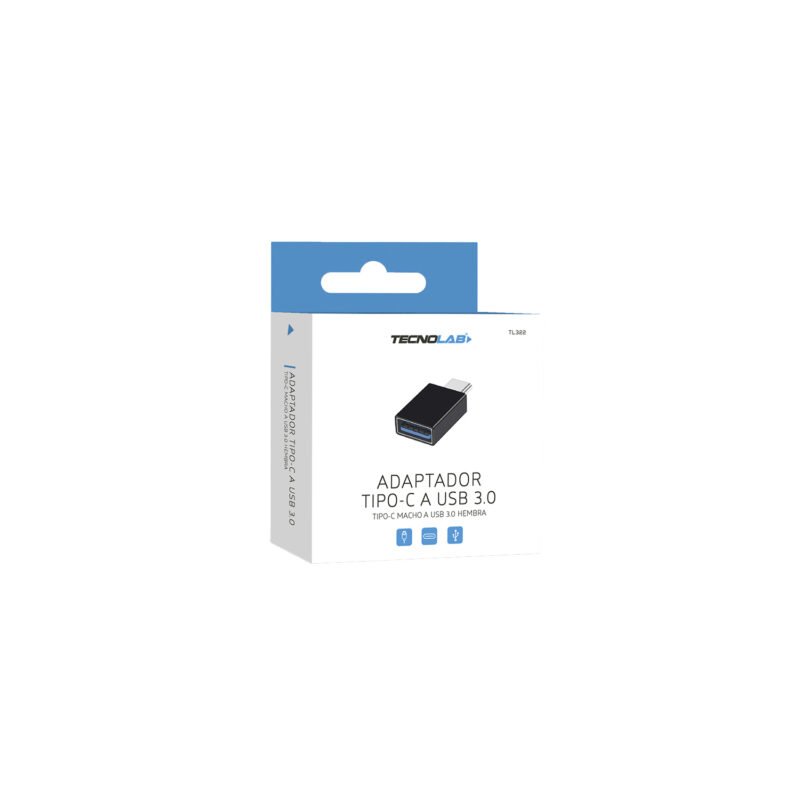 adaptador tecnolab usb 3.0 hembra a tipo c