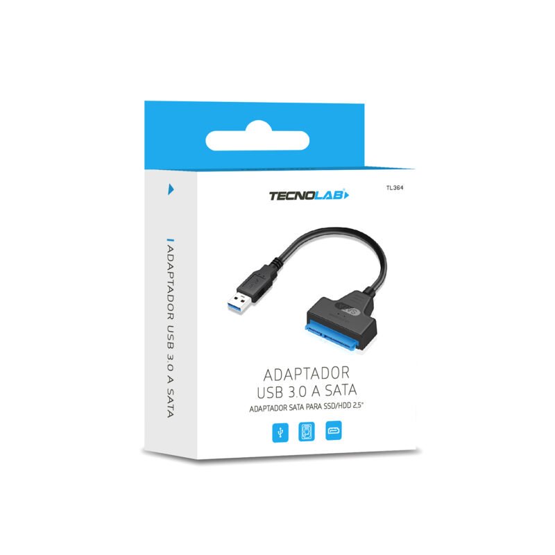 adaptador usb 3.0 a sata para ssd/hdd 2,5"
