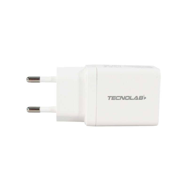 cargador tecnolab salida usb 10.5w con cable usb a lightning. certificacion sec. white — vista 8
