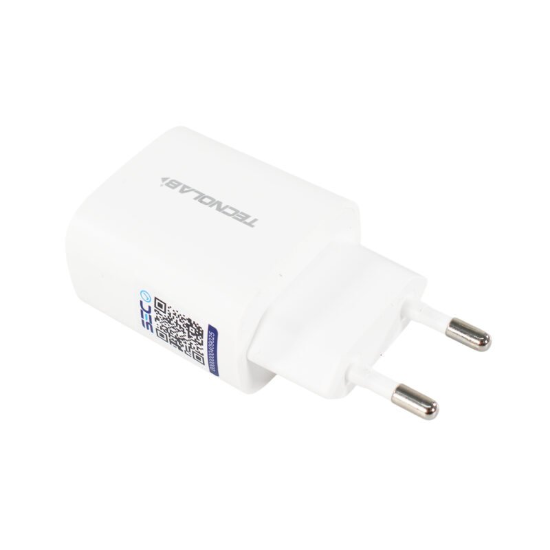 cargador tecnolab qc 3.0 + pd 20w con cable tipo c a lightning. certificacion sec. white — vista 13
