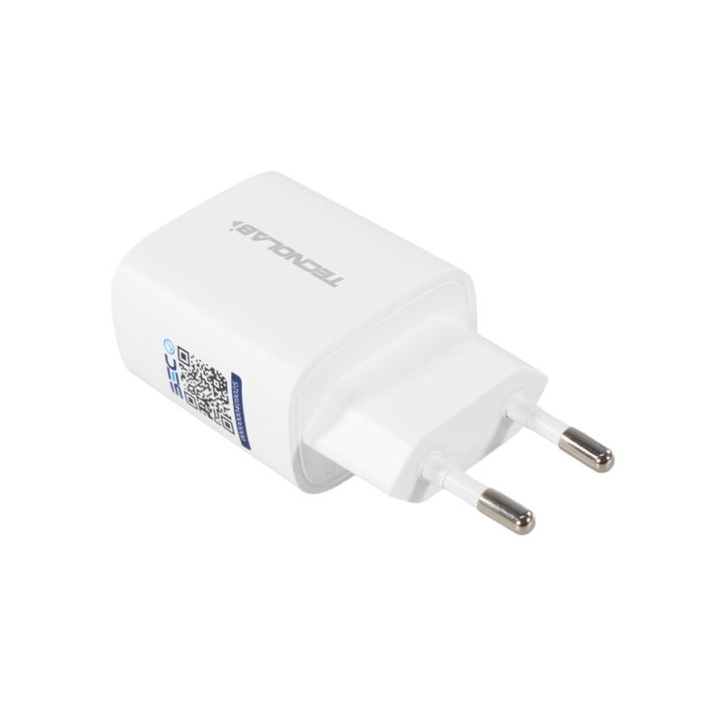 cargador tecnolab qc 3.0 + pd 20w con cable tipo c a c. certificacion sec. white — vista 13
