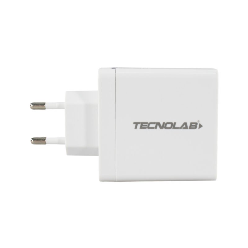 cargador tecnolab qc 3.0 + pd 36w con cable tipo c a lightning . certificacion sec. white — vista 9