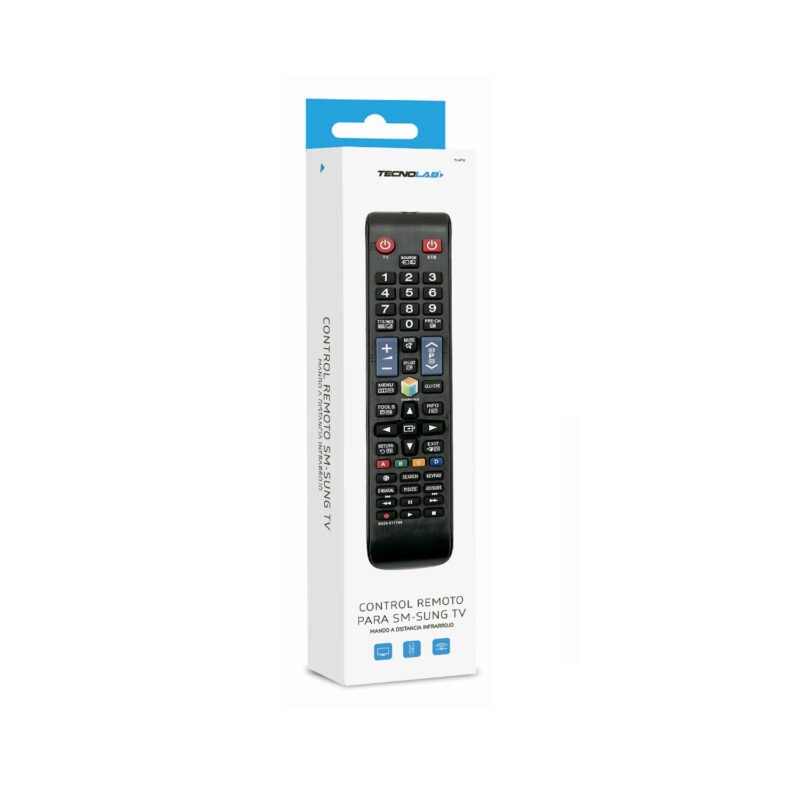 control remoto tecnolab para samsung smart — vista 4