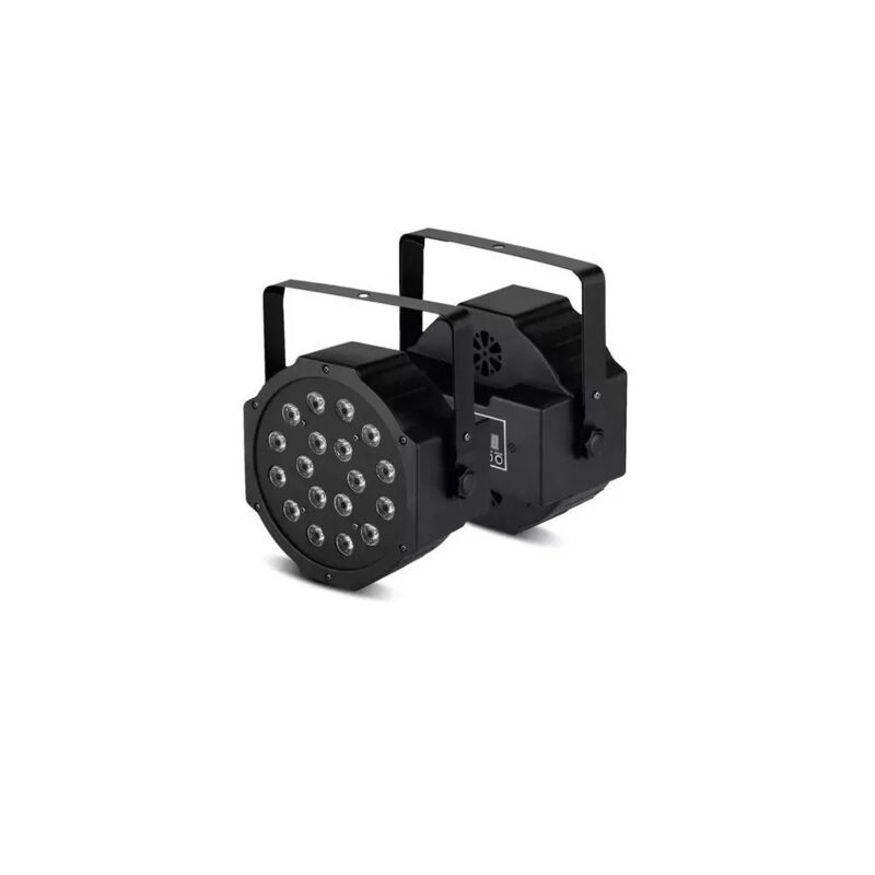 foco tecnolab par led 18 luces rgb 1w, dmx, 30 80w, 3 7 canales, modos auto, sonido y dmx512. — vista 4