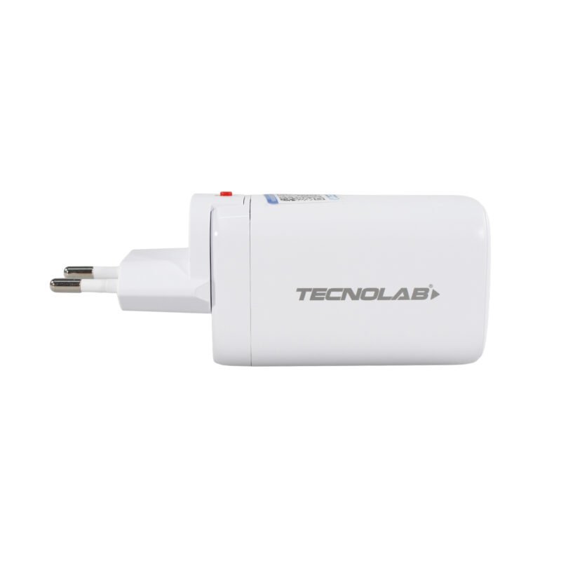 cargador tecnolab qc 3.0 + pd 65w con cable tipo c a lightning. certificaciÓn sec. white — vista 11