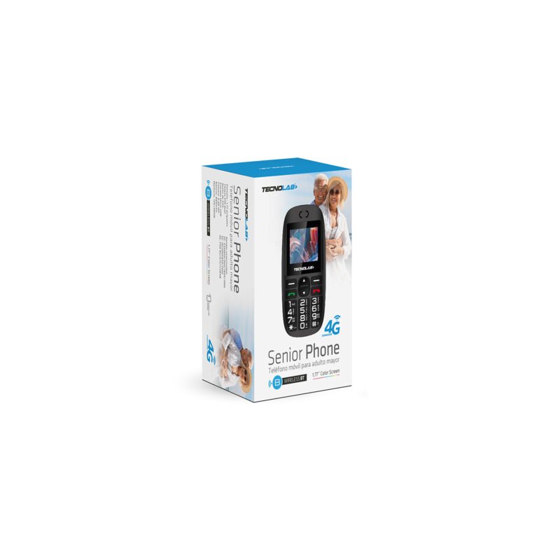 telefono senior 4g pantalla 1,77 dual sim grey — vista 2