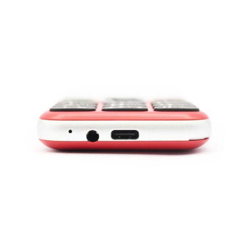 telefono senior 4g, pantalla 2.8", sim dual, boton sos, entrada tipo c, camara 0.3mp, bateria 1000mah, memoria 128 + 48mb. red — vista 2