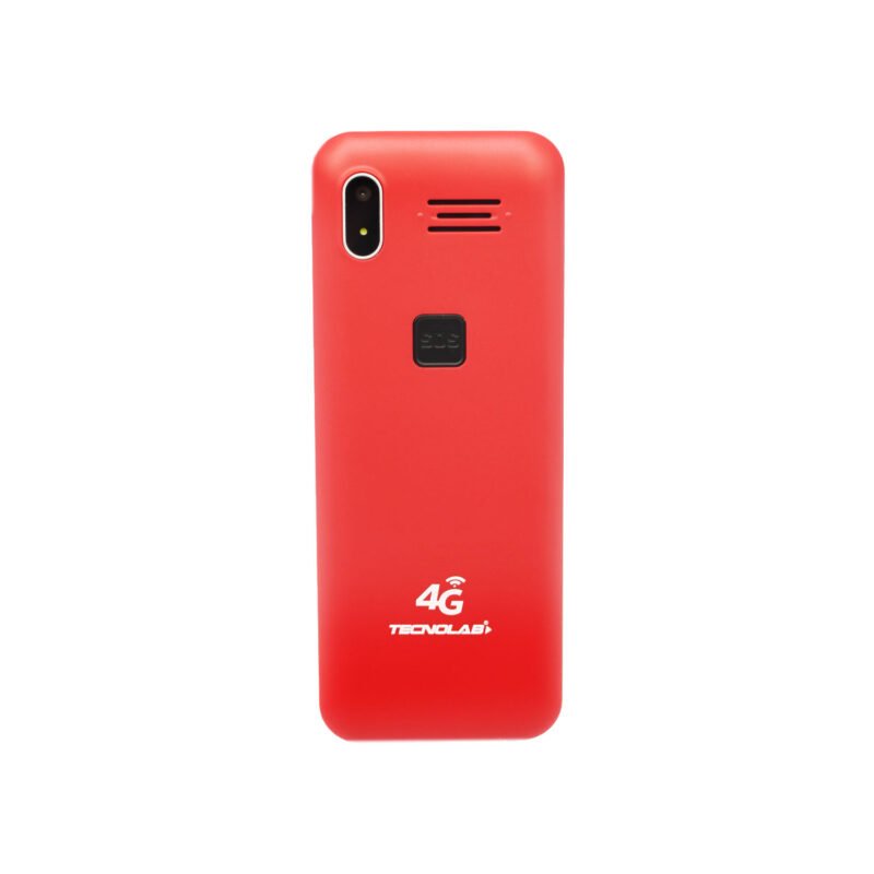 telefono senior 4g, pantalla 2.8", sim dual, boton sos, entrada tipo c, camara 0.3mp, bateria 1000mah, memoria 128 + 48mb. red — vista 3