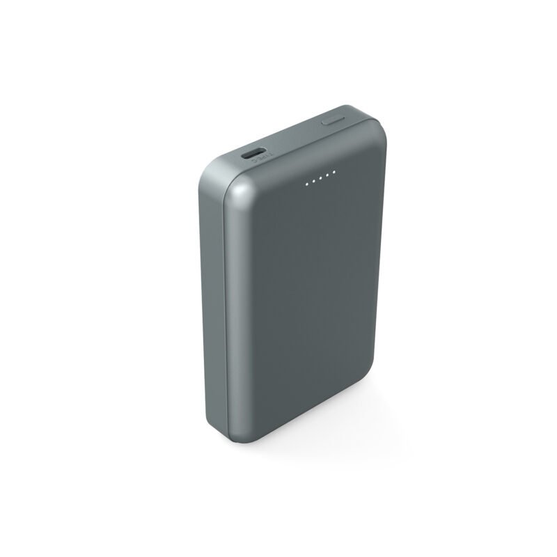 powerbank tecnolab inalambrico magnetico, 10000mah, 20w, entrada/ salida tipo c, 5 led. yellow — vista 3