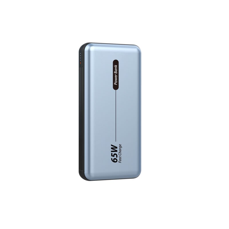 powerbank tecnolab 20000mah 65w incluye 2 cables 1 tipo c y 1 lightning