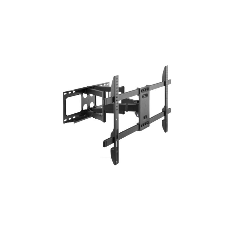 soporte tecnolab tv pared 37” 80”, carga 60kg, vesa 200x200 600x400mm, acero laminado, tornillos seguridad.