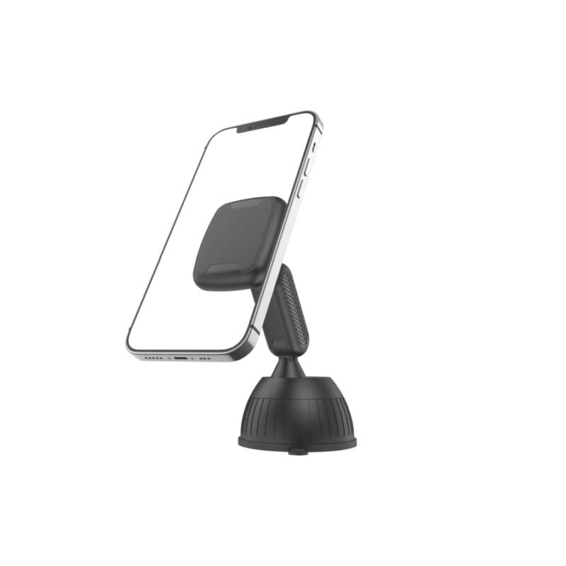 soporte tecnolab para automovil de smartphone, ajuste angulo, rotacion 360°, instalacion facil, bloqueo estable.