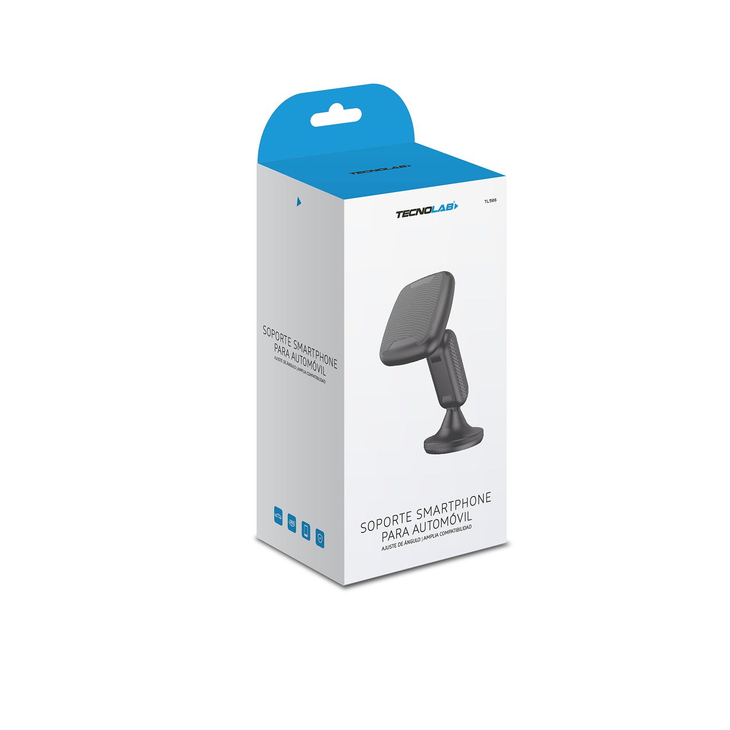 soporte tecnolab para automovil de smartphone, ajuste angulo, rotacion 360°, facil instalacion, compatibilidad universal. soporte tecnolab para automovil de smartphone, ajuste angulo, rotacion 360°, facil instalacion, compatibilidad universal.