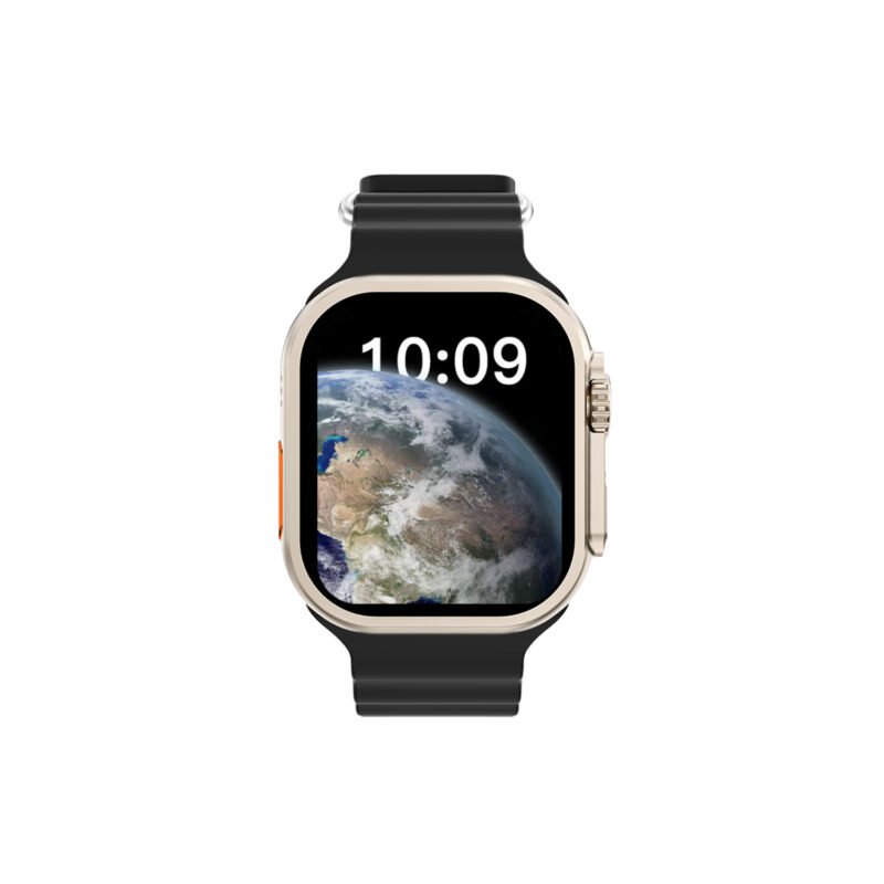 reloj smartwatch tecnolab 1.96", monitoreo de salud, modos deportivos, control musica, carga inalambrica. con 2 correas