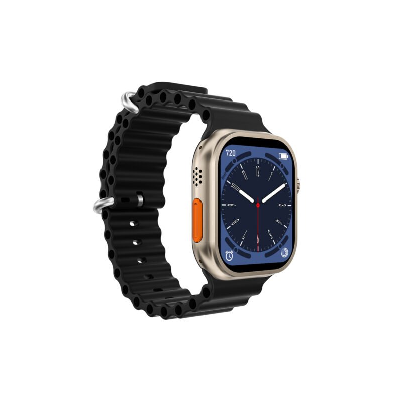 reloj smartwatch tecnolab 1.96", monitoreo de salud, modos deportivos, control musica, carga inalambrica. con 2 correas — vista 3