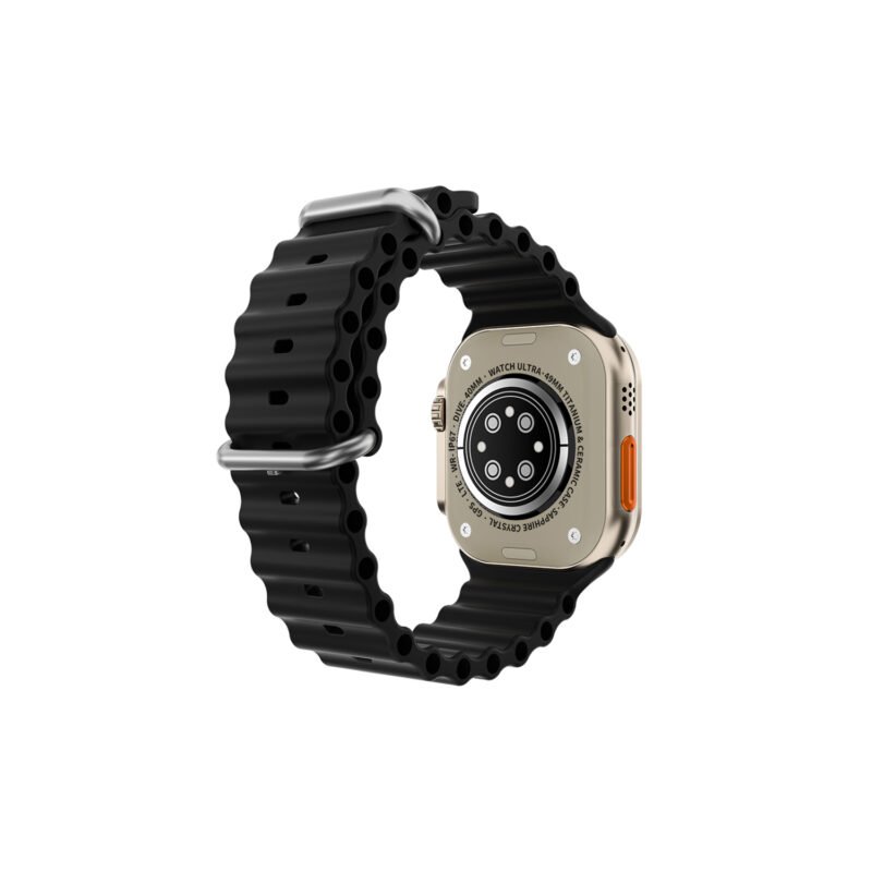 reloj smartwatch tecnolab 1.96", monitoreo de salud, modos deportivos, control musica, carga inalambrica. con 2 correas — vista 4