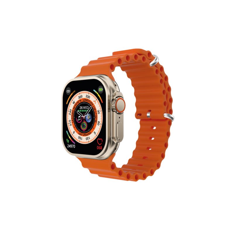 reloj smartwatch tecnolab gl1, pantalla 2.01", bt v5.1, carga inalambrica, bateria 330mah, con 2 correas. — vista 2