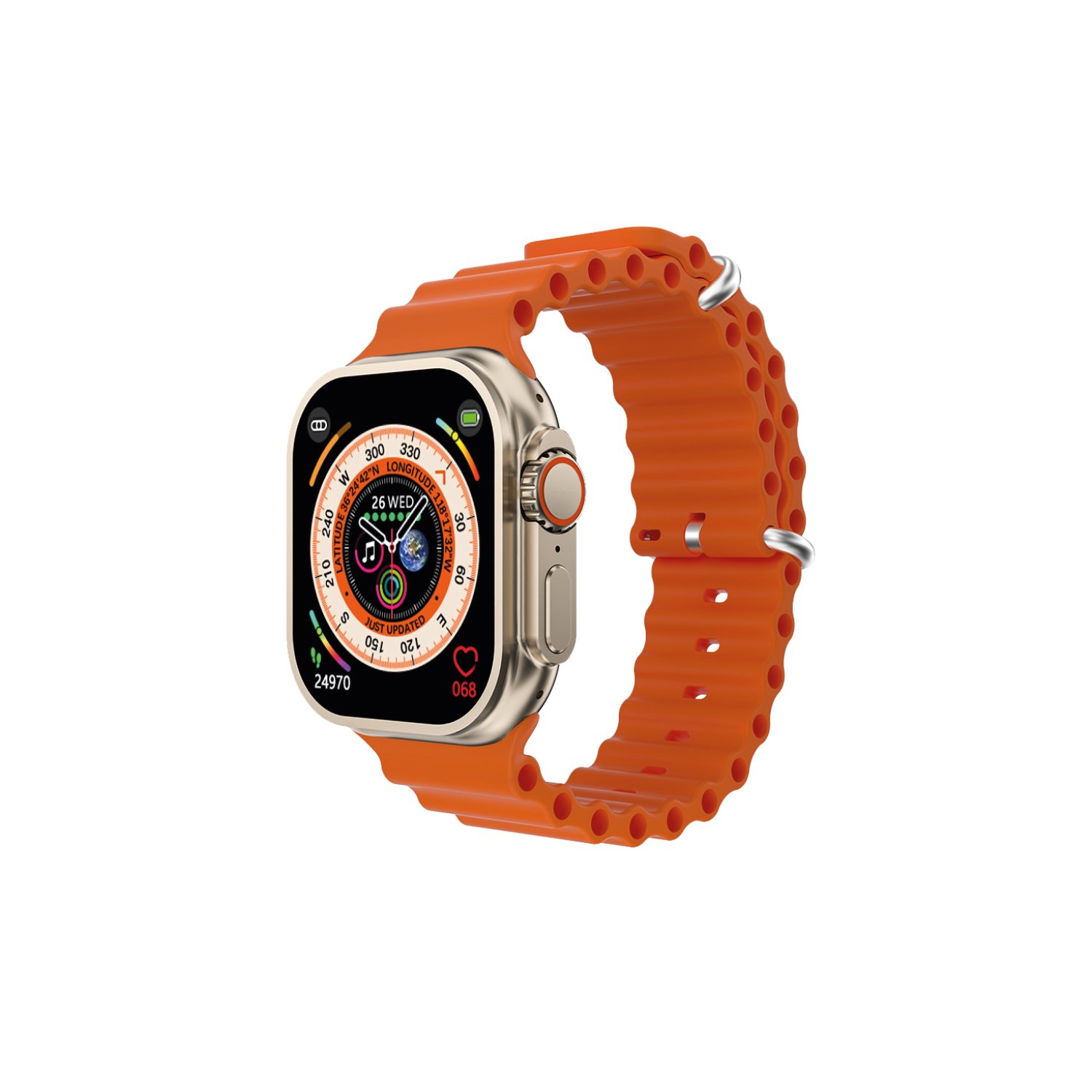 reloj smartwatch tecnolab gl1, pantalla 2.01", bt v5.1, carga inalambrica, bateria 330mah, con 2 correas. reloj smartwatch tecnolab gl1, pantalla 2.01", bt v5.1, carga inalambrica, bateria 330mah, con 2 correas.