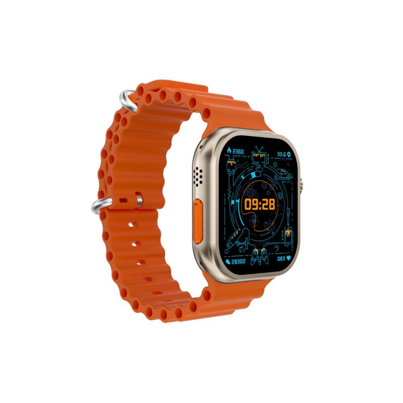 reloj smartwatch tecnolab gl1, pantalla 2.01", bt v5.1, carga inalambrica, bateria 330mah, con 2 correas. — vista 3