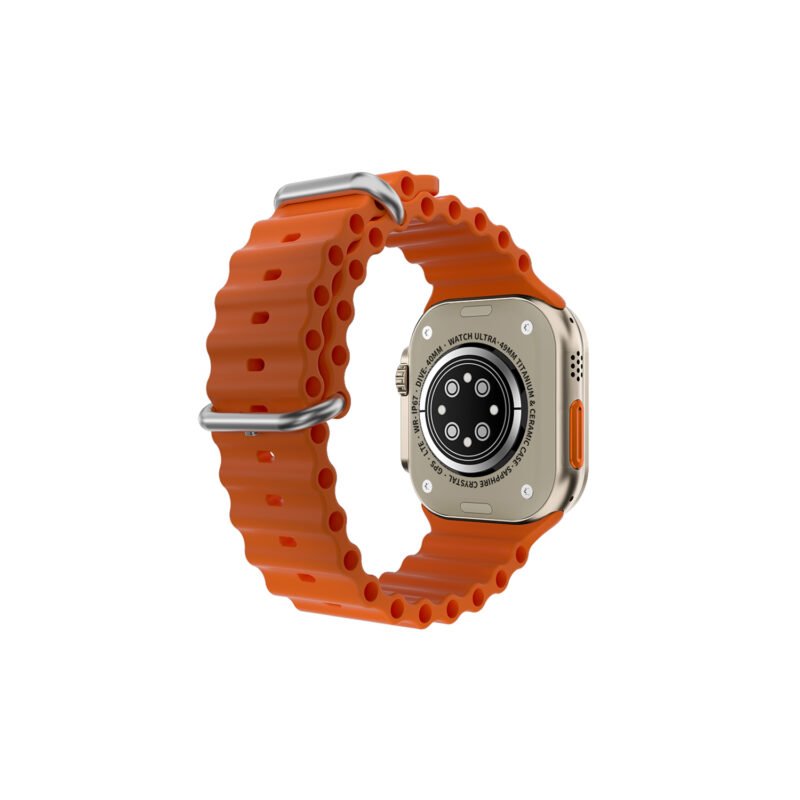 reloj smartwatch tecnolab gl1, pantalla 2.01", bt v5.1, carga inalambrica, bateria 330mah, con 2 correas. — vista 4