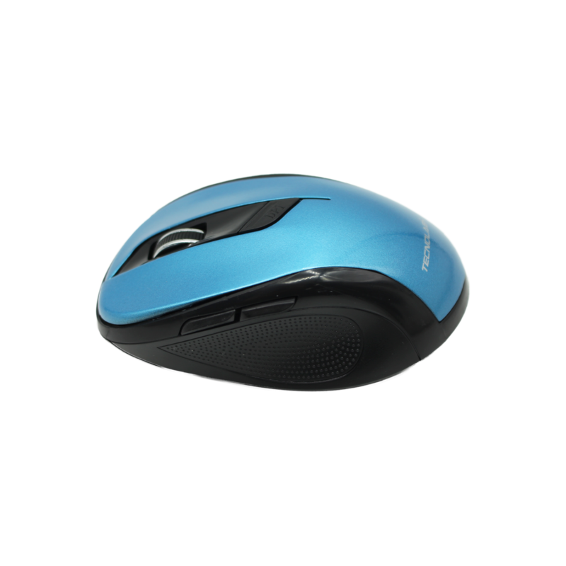 mouse tecnolab inalambrico 2.4 ghz, diseÑo ergonomico, 3 botones, resolucion 1000 dpi, ahorro de energia.