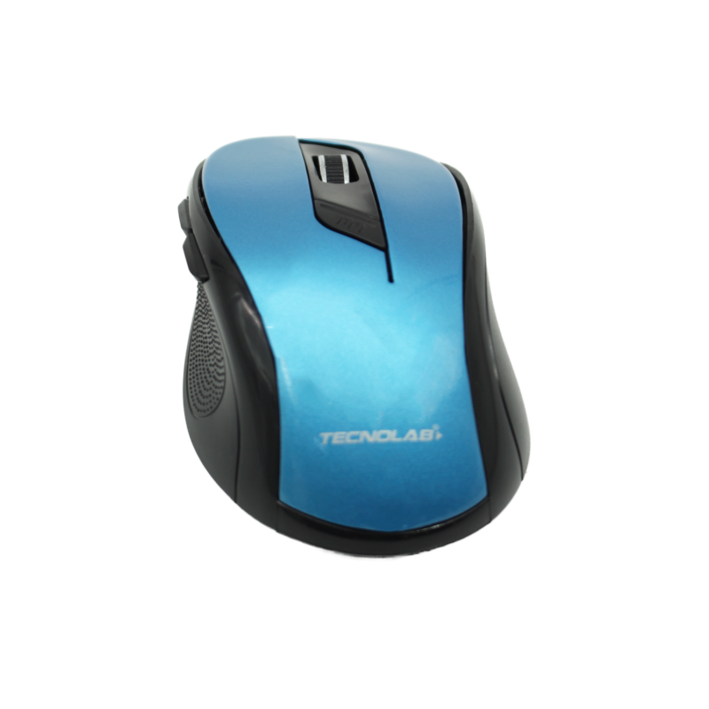 mouse tecnolab inalambrico 2.4 ghz, diseÑo ergonomico, 3 botones, resolucion 1000 dpi, ahorro de energia. — vista 3