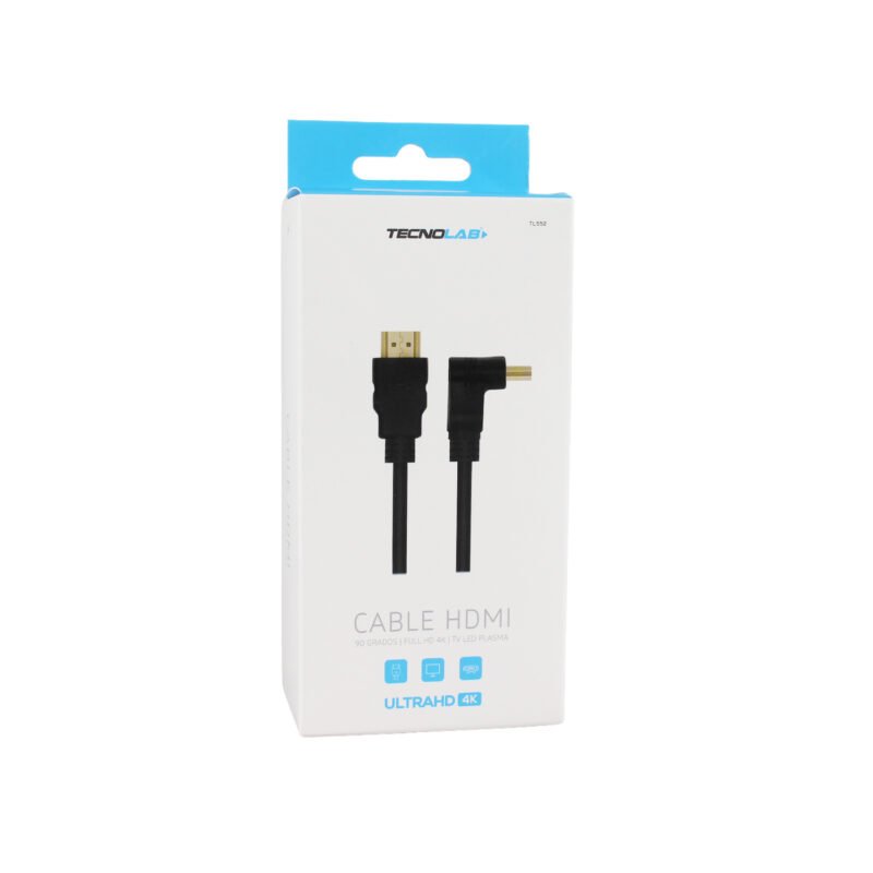 cable 1.8m de 90 grados hdmi a hdmi version 1.4
